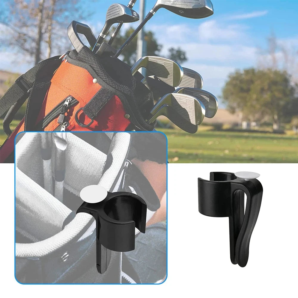 10PCS Golf Putter Holder Golf Bag Clip Fixed Golf Clubs Buckle Ball Training Aids Outdoor Sports Game Accessories Swing Trainer