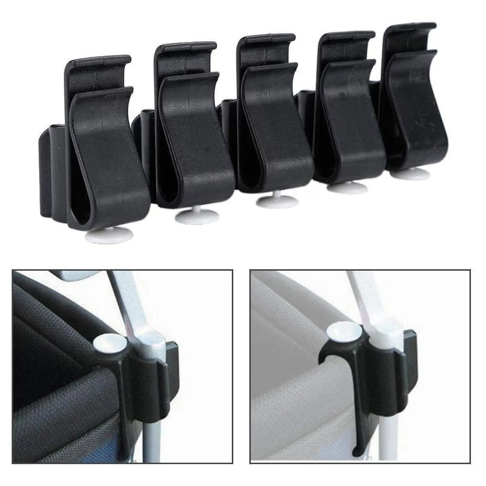 10PCS Golf Putter Holder Golf Bag Clip Fixed Golf Clubs Buckle Ball Training Aids Outdoor Sports Game Accessories Swing Trainer