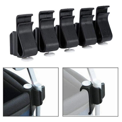 10PCS Golf Putter Holder Golf Bag Clip Fixed Golf Clubs Buckle Ball Training Aids Outdoor Sports Game Accessories Swing Trainer