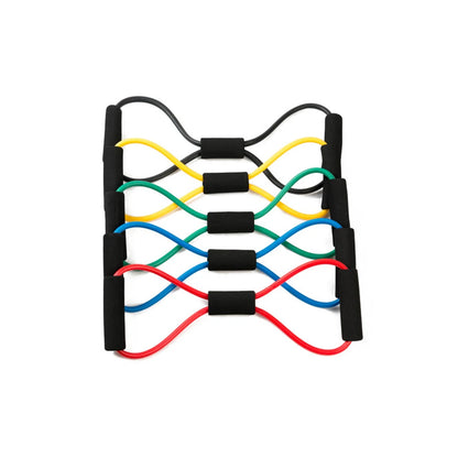 Yoga Resistance Bands Elastic Band Sports Exercise Puller 8-Shaped Chest Expander for Body Building Home Gym Fitness Equipment
