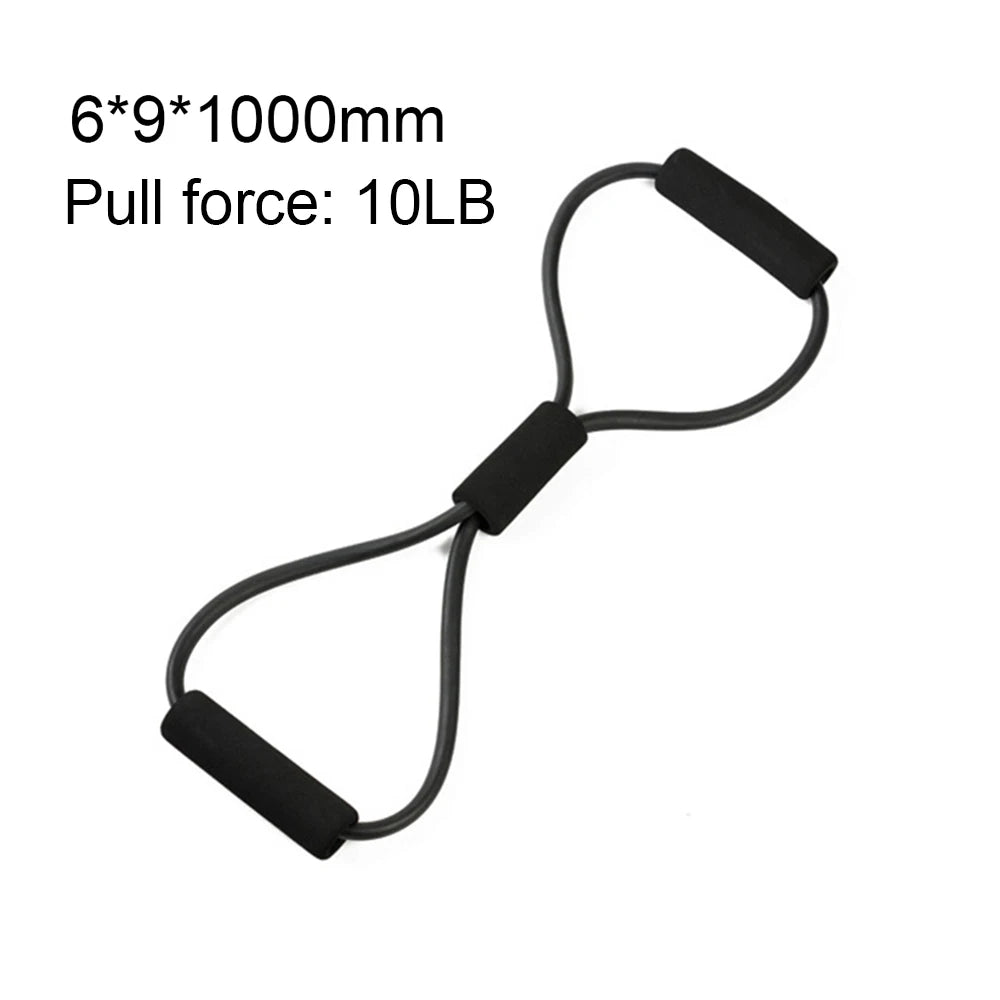 Yoga Resistance Bands Elastic Band Sports Exercise Puller 8-Shaped Chest Expander for Body Building Home Gym Fitness Equipment