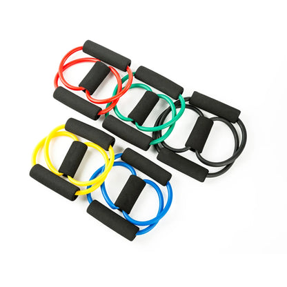 Yoga Resistance Bands Elastic Band Sports Exercise Puller 8-Shaped Chest Expander for Body Building Home Gym Fitness Equipment