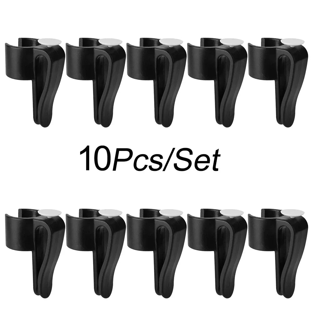 10PCS Golf Putter Holder Golf Bag Clip Fixed Golf Clubs Buckle Ball Training Aids Outdoor Sports Game Accessories Swing Trainer