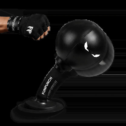 FUNPUNCH Pedestal Punching Bag with Stand - Polyurethane Boxing Equipment for Boxing Enthusiasts, Martial Arts Training, Stress Relief Tool (Includes Pump), Standing Punching Bag, Punch Workout Gear