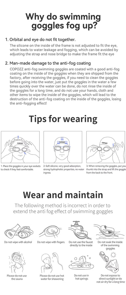 Myopia Swimming Goggles Men Women Adult Swim Goggle Professional anti Fog Pool Swimming Glass Diopter Zwembril -1.5 to -7