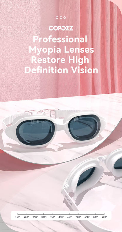 Myopia Swimming Goggles Men Women Adult Swim Goggle Professional anti Fog Pool Swimming Glass Diopter Zwembril -1.5 to -7