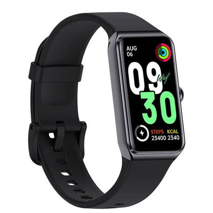 Fitness Smartwatch - Wearable Smart Device with Square Plastic Design, App Sync Function, Workout Tracking, and Long-Lasting Batteries, Devices