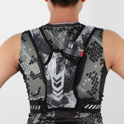 Reflective Running Backpack Universal Lightweight Sport Running Vest Mobile Phone Cards Bag for Jogging Fitness Male Female Vest